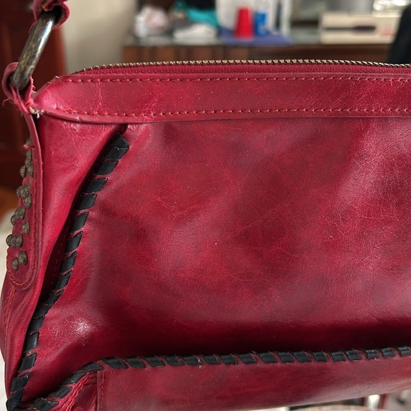 BCBG *COLLECTORS*handbag in RED with Black trim. - Picture 13 of 15